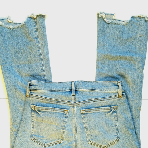 LOFT Slim Pockets Cropped Denim Blue Jeans / SIZE 28 - Picture 4 of 6